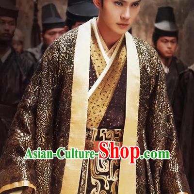 TV Series Royal Rumours Crown Prince Ji Yuan Su Garment Costumes Chinese Ancient Tang Dynasty Noble King Clothing