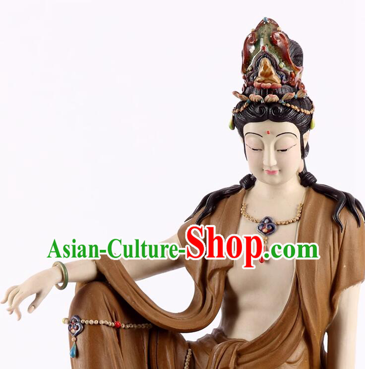 Chinese Shiwan Ceramics Arts Avalokita Statue Buddhisattva Collection Chinese Shiwan Ceramics Arts Avalokita Statue Buddhisattva Collection