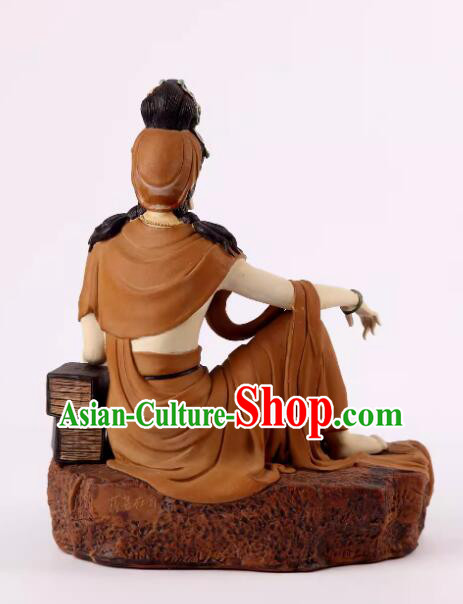 Chinese Shiwan Ceramics Buddha Arts Collection Handmade Samantabhadra Bodhisattva Statue Chinese Shiwan Ceramics Buddha Arts Collection Handmade Samantabhadra Bodhisattva Statue