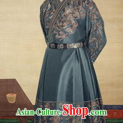 Chinese Ancient Great General Clothing TV Series The Imperial Age Xu Da Costumes Ming Dynasty Military Chief Apparel