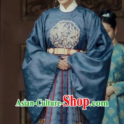 Chinese TV Series Ancient Crown Princess Clothing The Imperial Age Xu Miao Yun Official Robes Ming Dynasty Court Woman Apparels
