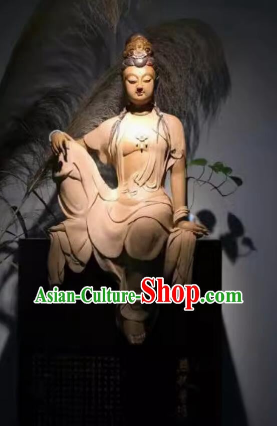 Chinese Guan Yin Statue Handmade Shiwan Ceramic Sculpture Bodhisattva Figurine Chinese Guan Yin Statue Handmade Shiwan Ceramic Sculpture Bodhisattva Figurine