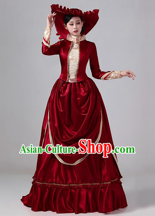 European Style Court Costume Medieval Victorian Era Evening Clothing Princess Classical Dress European Style Court Costume Medieval Victorian Era Evening Clothing Princess Classical Dress