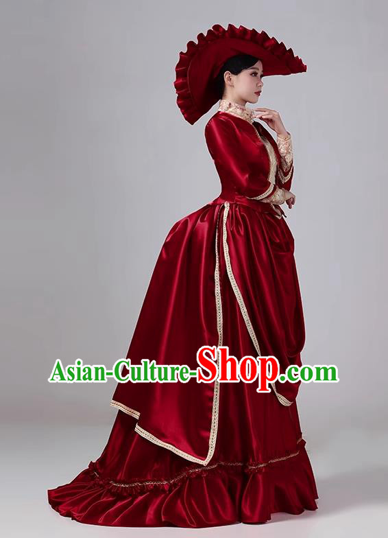 European Style Court Costume Medieval Victorian Era Evening Clothing Princess Classical Dress European Style Court Costume Medieval Victorian Era Evening Clothing Princess Classical Dress