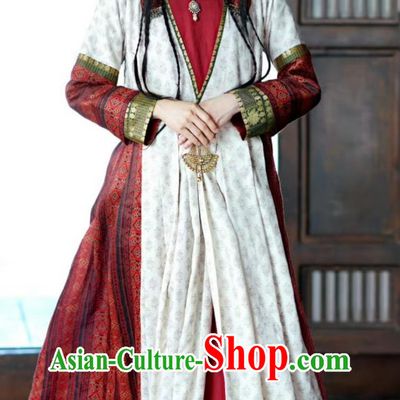 Ancient Chinese Ethnic Princess Costumes Drama 2023 Hilarious Family Western Regions Young Lady Dress Clothing