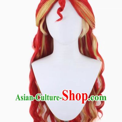 Cosplay Fake Fur My Little Pony My Little Pony Country Girl Sunset Shimmer Cos Custom Wig