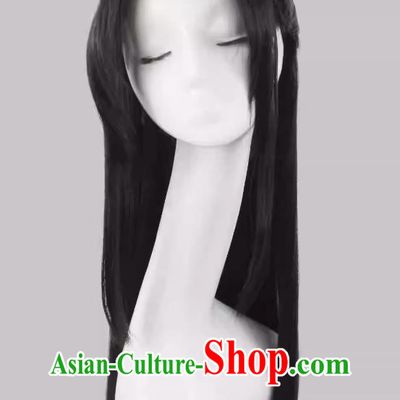Cosplay Fake Mao Jiang Cheng Cos Demonic Patriarch Ancient Style Men Style Long Straight Hair
