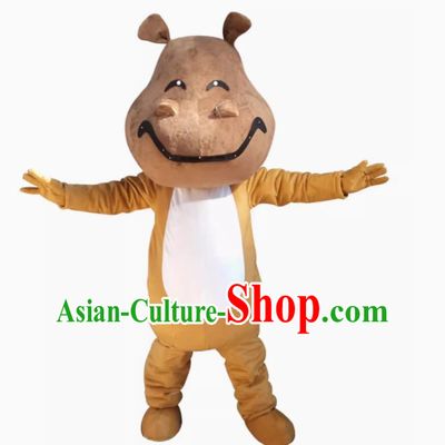 Wild Animal Doll Costumes Hippopotamus Shaped Doll Costumes Zoo Opening Performance Doll Costumes
