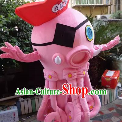 Large Marine Animal Mascot Doll Costume Octopus Octopus Humanoid Doll Clothes Adult Wear Set