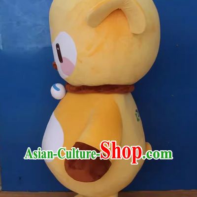 Large Animal Cartoon Costumes Cute Deer Doll Costumes Walking Elk Doll Mascot Performance Puppet Costumes