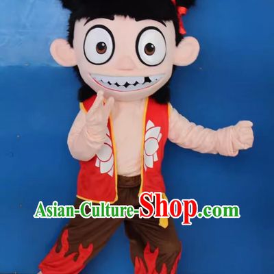 Nezha Demon Boy Comes To The World Doll Costume Nezha Naohai Cartoon Adult Clothing Pedestrians Wear Cartoon Doll Clothes