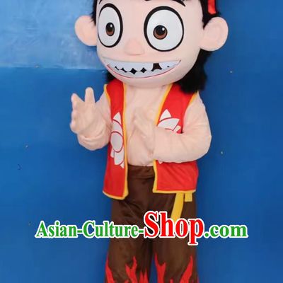 Nezha Demon Boy Comes To The World Doll Costume Nezha Naohai Cartoon Adult Clothing Pedestrians Wear Cartoon Doll Clothes