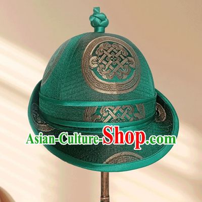 Green Men Adult Mongolian Hat Daily Hat Headwear