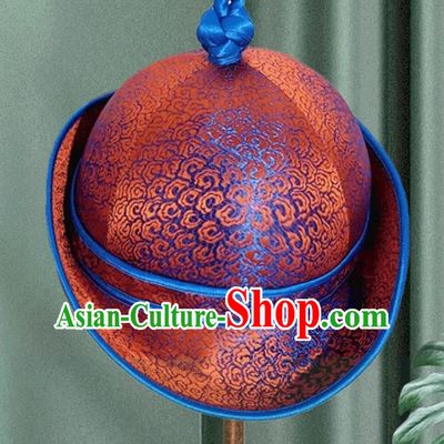 Red Men Adult Mongolian Hat Daily Hat Headwear