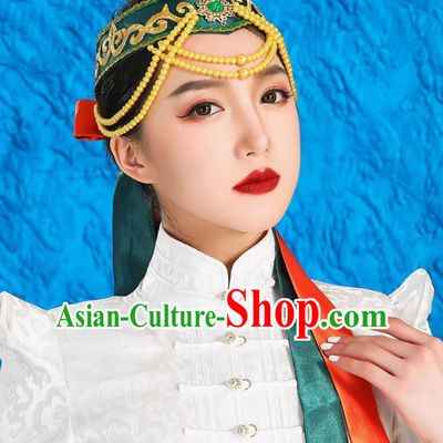 Mongolian Ladies And Children Universal Bowl Dance Chopstick Dance Headwear Ethnic Minority Wedding Hat