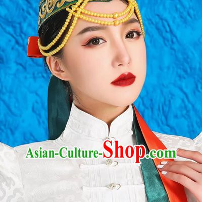 Mongolian Ladies And Children Universal Bowl Dance Chopstick Dance Headwear Ethnic Minority Wedding Hat