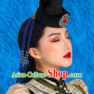 Mongolian Ladies Headwear Exotic Hat