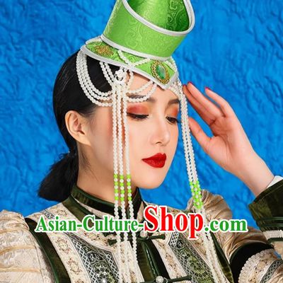 Mongolian Performance Headwear Minority Style Dance Performance Catwalk Hat Photography Hair Accessories