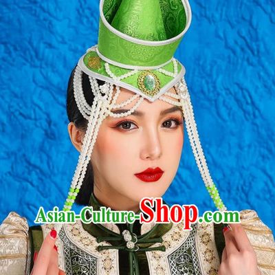 Mongolian Performance Headwear Minority Style Dance Performance Catwalk Hat Photography Hair Accessories