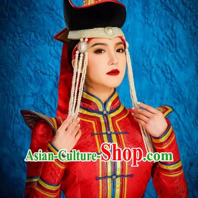 Female Ethnic Minority Dance Costumes Mongolian And Tibetan Dance Stage Costumes Photography Photo Headdress Wedding Bride