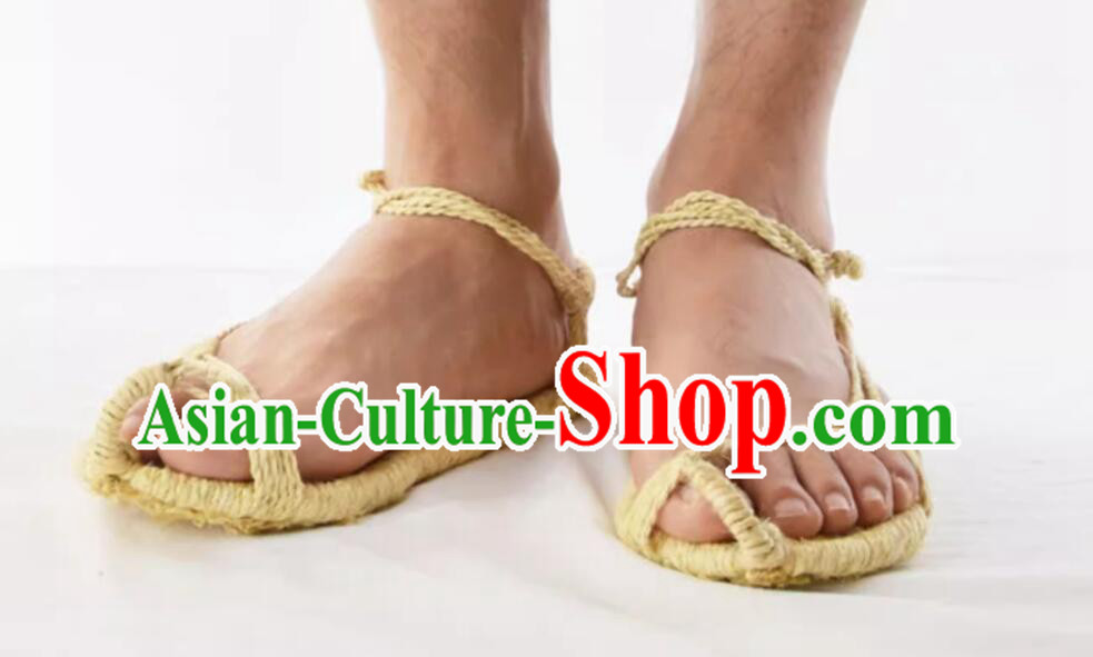 Top Handmade Monk Shoes Traditional Straw Shoes Top Handmade Monk Shoes Traditional Straw Shoes