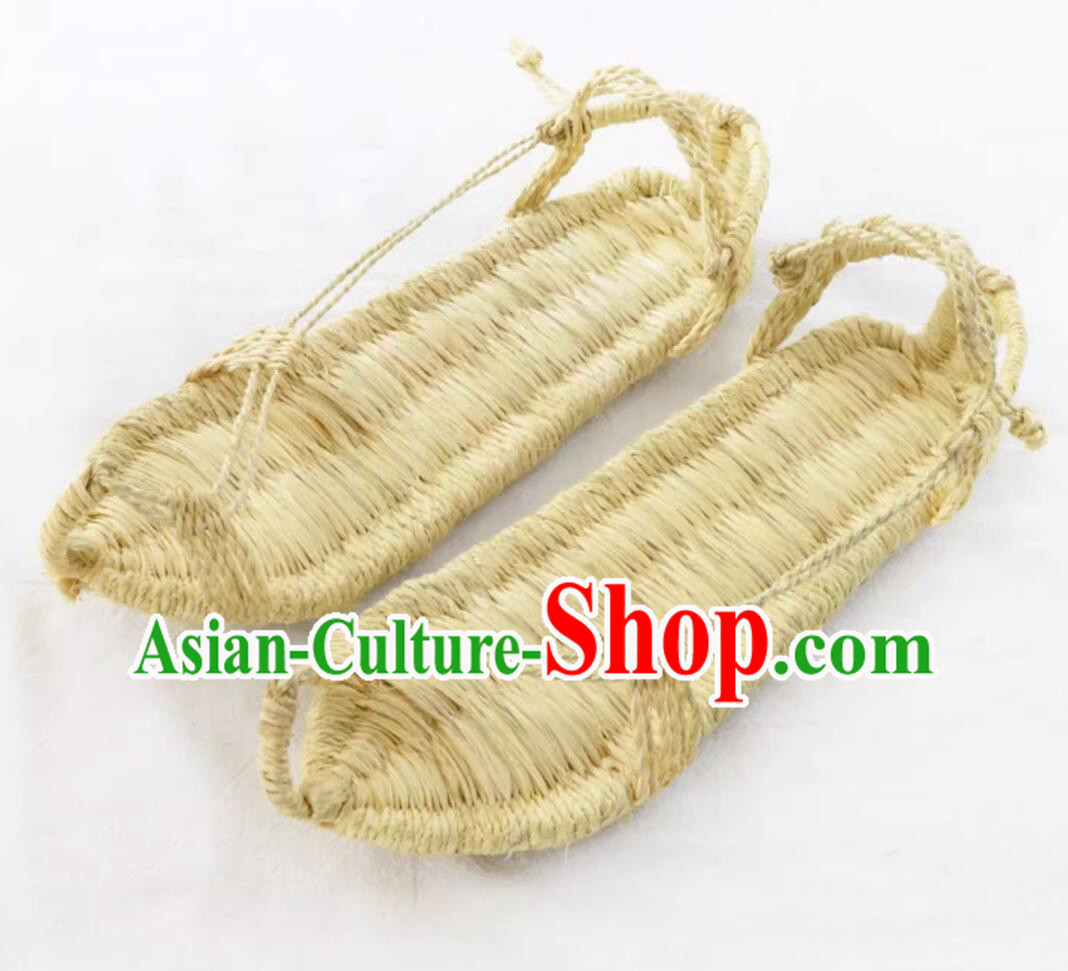 Top Handmade Monk Shoes Traditional Straw Shoes Top Handmade Monk Shoes Traditional Straw Shoes
