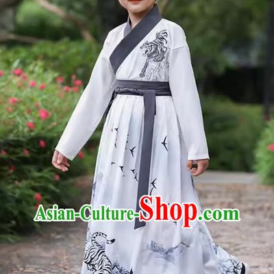 Chinese Children Hanfu Ancient Kids Clothing Ming Dynasty Boy Costumes