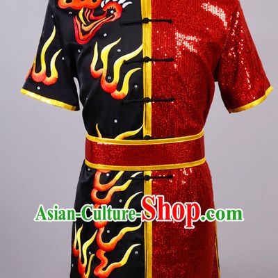 Chinese Martial Arts Changquan Costumes Traditional Kung Fu Training Uniform Professional Wushu Competition Embroidered Tiger Outfit