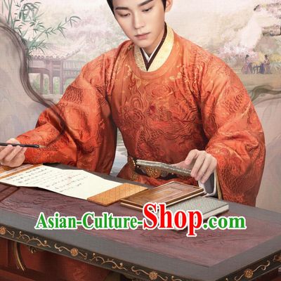 TV Drama The Legend of Zhuohua Royal Prince Liu Chen Robes China Ancient Imperial Emperor Garment Costumes