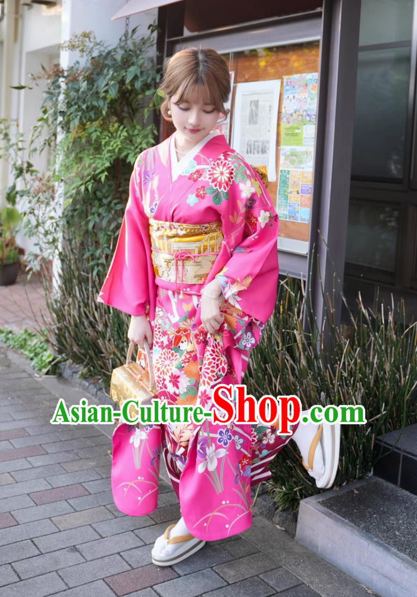 Japanese Traditional Kimono Ceremony Formal Dress Large Shocksleeves Costume Japanese Traditional Kimono Ceremony Formal Dress Large Shocksleeves Costume