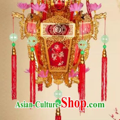 Chinese Handmade Palace Lantern Rotating Lamp Traditional New Year Lantern