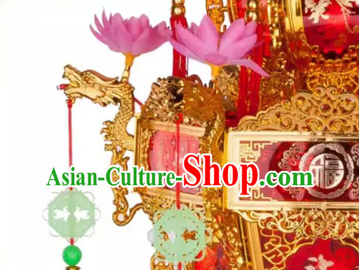 Chinese Handmade Palace Lantern Rotating Lamp Traditional New Year Lantern Chinese Handmade Palace Lantern Rotating Lamp Traditional New Year Lantern