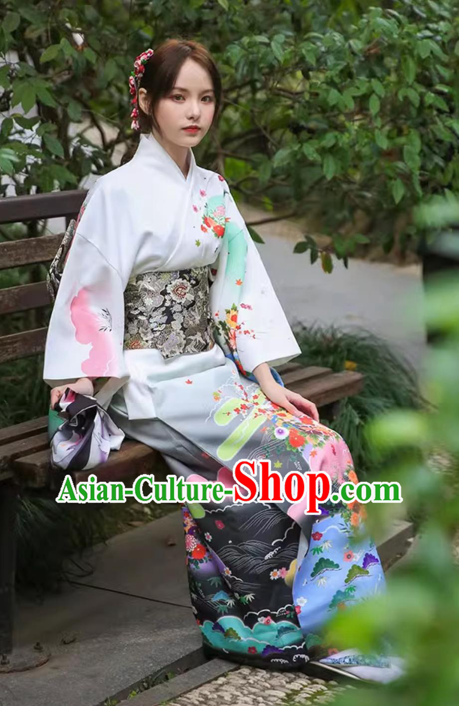 Japanese Improved Clothing Kimono Women Sakura Traditional Dress Japanese Improved Clothing Kimono Women Sakura Traditional Dress