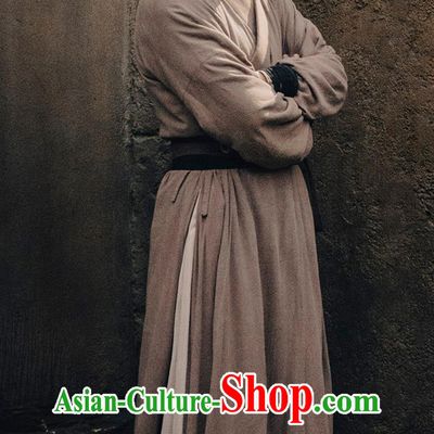 Chinese Historical TV Series Ripe Town Clerk Liu Shi Qi Outfit Ancient Ming Dynasty Civilian Male Garment Costumes