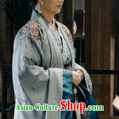 Chinese Ancient Matriarch Hanfu Dress TV Series Jun Jiu Ling Dowager Countess Fang Clothing