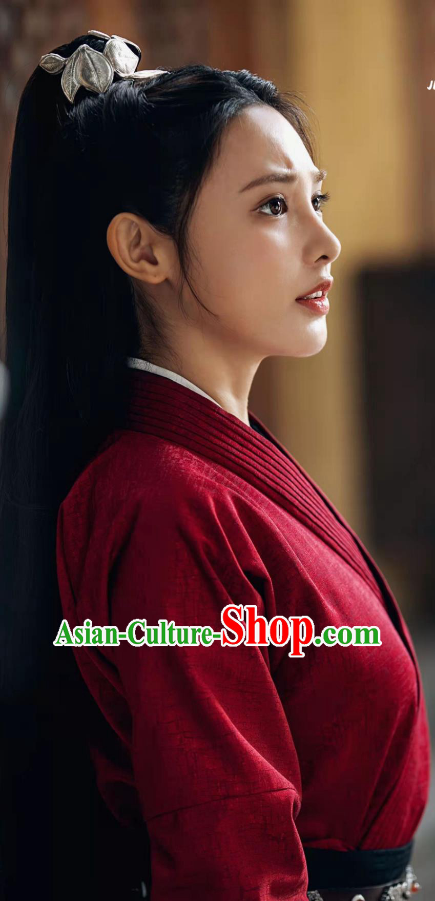 Chinese Ancient Swordsman Red Costumes TV Series Jun Jiu Ling Heroine Dress Chinese Ancient Swordsman Red Costumes TV Series Jun Jiu Ling Heroine Dress