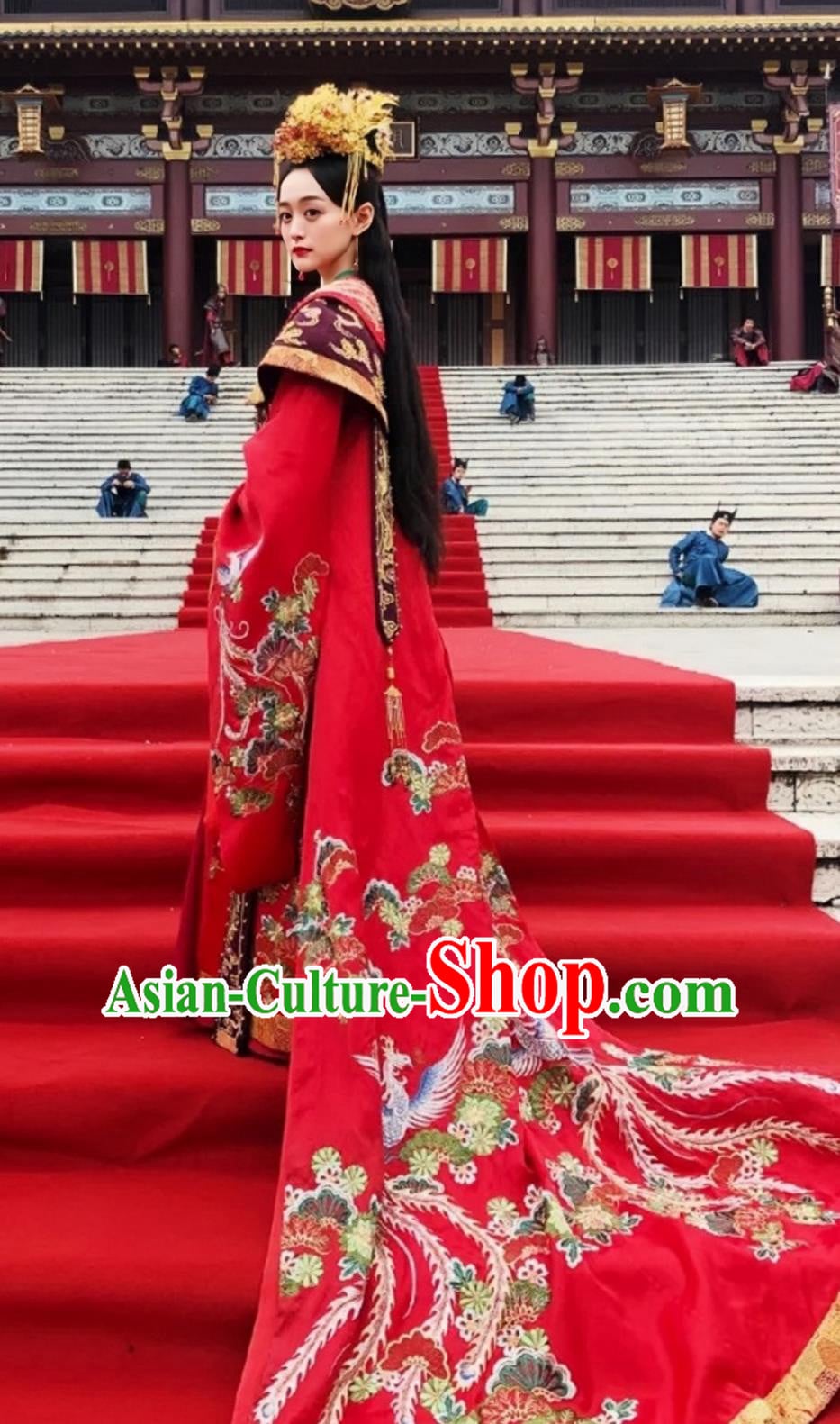 Chinese TV Series Jun Jiu Ling Chu Jiuling Wedding Dress Ancient Empress Costumes Chinese TV Series Jun Jiu Ling Chu Jiuling Wedding Dress Ancient Empress Costumes