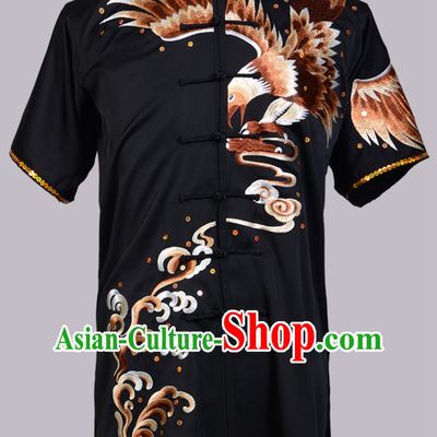 Martial Arts Embroidered Eagle Martial Arts Uniform Colorful Uniform Competition Performance Athletic Changquan Nanquan Physical Examination Uniform