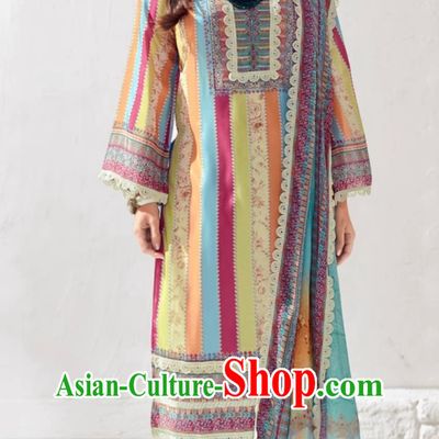 Indian Panjabi Blue Three Piece Tailor Made Exotic Women Clothing