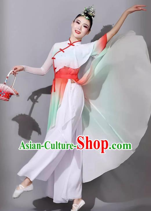 Classical Dance Performance Outfit Women Graceful Solo Dance Costume Chinese Fan Dance Clothing Classical Dance Performance Outfit Women Graceful Solo Dance Costume Chinese Fan Dance Clothing