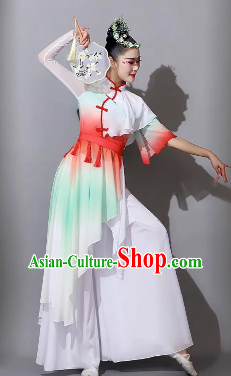 Classical Dance Performance Outfit Women Graceful Solo Dance Costume Chinese Fan Dance Clothing Classical Dance Performance Outfit Women Graceful Solo Dance Costume Chinese Fan Dance Clothing
