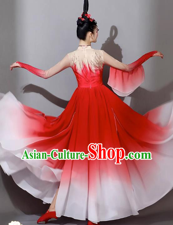 Opening Dance Grand Dress Chinese Dance Costume Women Accompaniment Dance Performance Clothing
