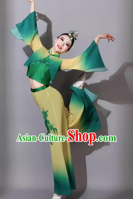 Yangge Dance Performance Costume For Women Chinese Jiaozhou Yangge Fan Dance Costume Yangge Dance Performance Costume For Women Chinese Jiaozhou Yangge Fan Dance Costume