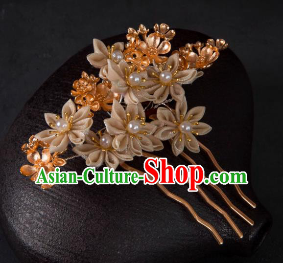 Hanfu Hairpin China Ancient Tang Dynasty Headwear Floral Hair Jewelry Hanfu Hairpin China Ancient Tang Dynasty Headwear Floral Hair Jewelry