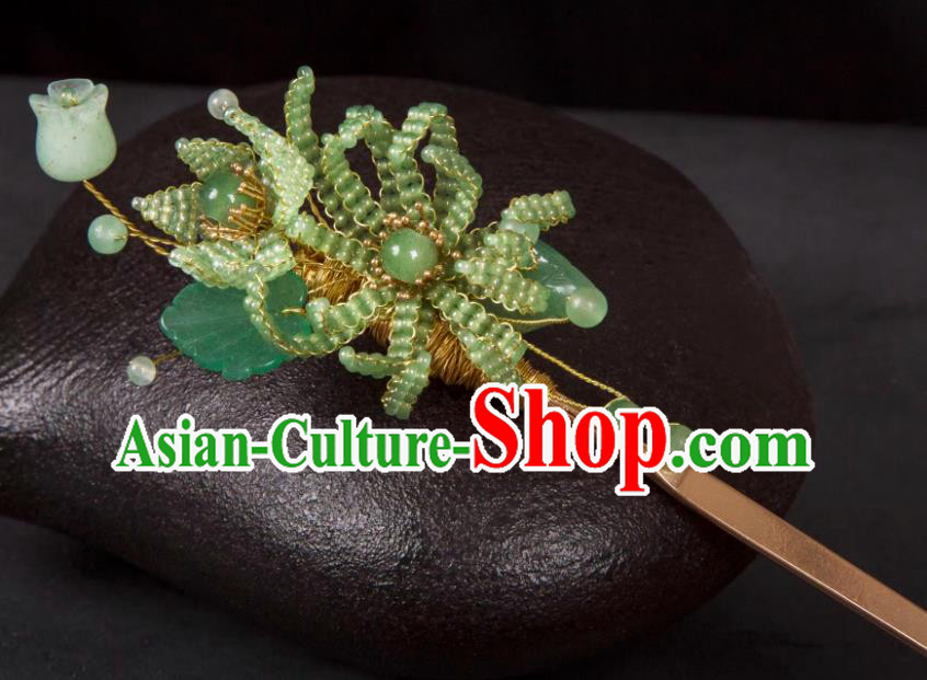 China Retro Qipao Pearl Hairpin Hanfu Hair Jewelry Ancient Princess Headpiece China Retro Qipao Pearl Hairpin Hanfu Hair Jewelry Ancient Princess Headpiece