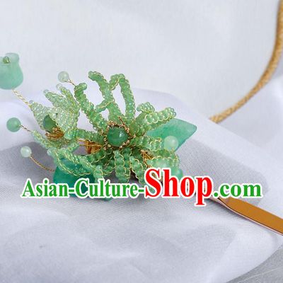 China Retro Qipao Pearl Hairpin Hanfu Hair Jewelry Ancient Princess Headpiece