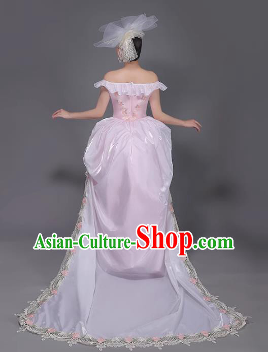 European Court Costume Royal Aristocrats Medieval Retro Princesses Taildress Runway Show Clothing European Court Costume Royal Aristocrats Medieval Retro Princesses Taildress Runway Show Clothing