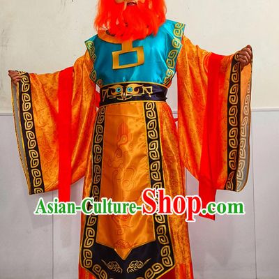 Halloween Cosplay Clothing China Drama Journey to the West Dragon King of the Eastern Sea Ao Guang Costumes