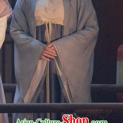 China Ancient Noble Mistress Hanfu Costumes TV Drama The Legend of Zhuohua Court Woman Song Yun Dress