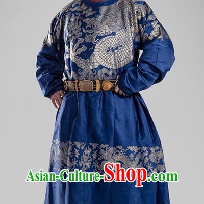 Ancient Chinese Prince Kangping Chang Yu Chun Clothing China Hanfu Online Shop Ming Dynasty Official Blue Robe